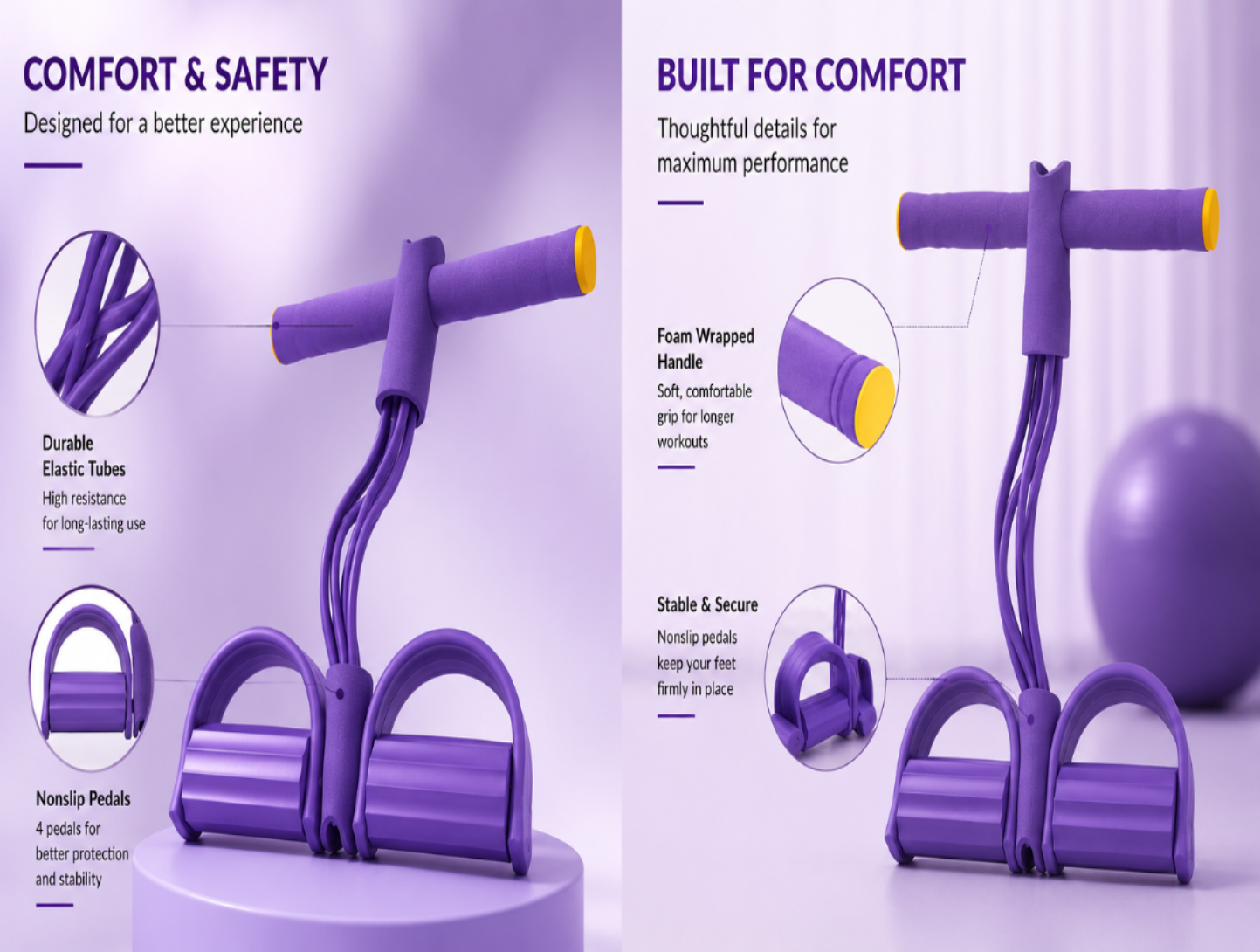 Yoga Pedal Puller Resistance Band Fitness Equipment