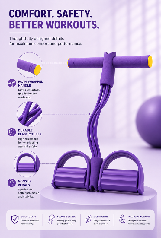 Yoga Pedal Puller Resistance Band Fitness Equipment