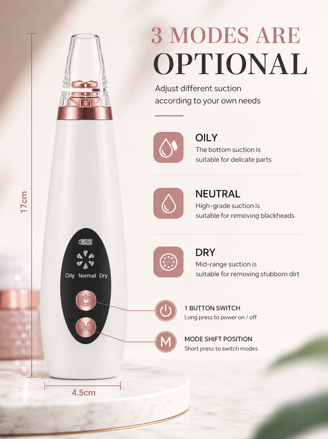 "GlowSkin™ Portable Blackhead Remover"